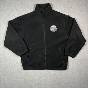 Vintage NCAA Women's Indianapolis Final Four Fleece Jacket Size M Black
